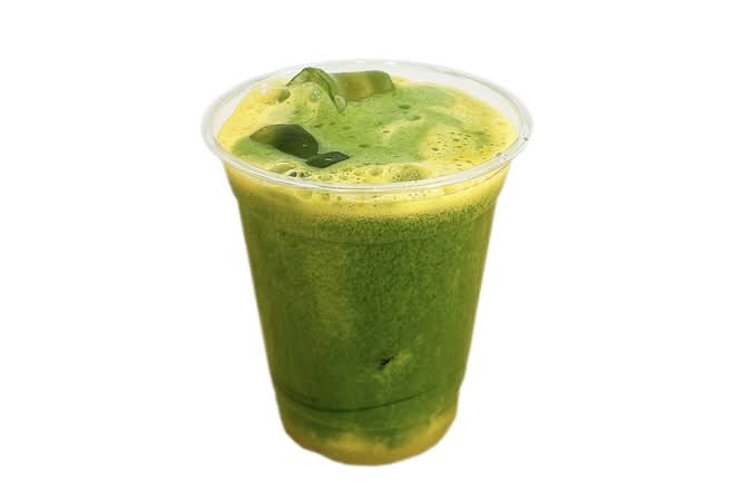 Fresh Orange Juice Ice Matcha