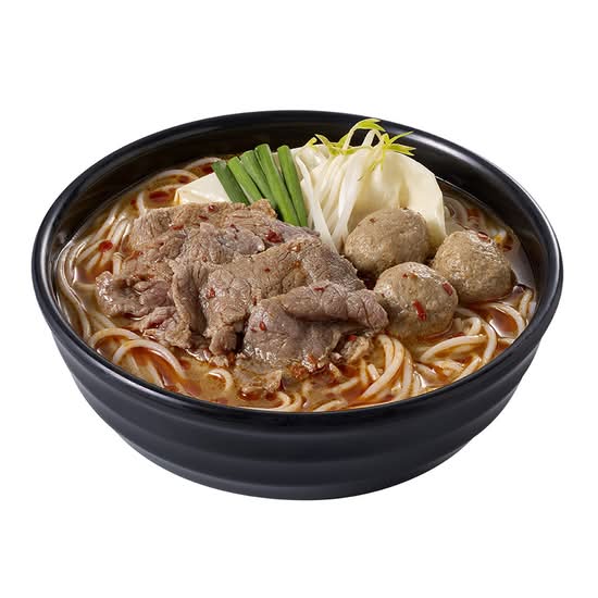 Q.Mixian with Beef & Beef Ball in Chongqing Inspired Sour & Spicy Soup