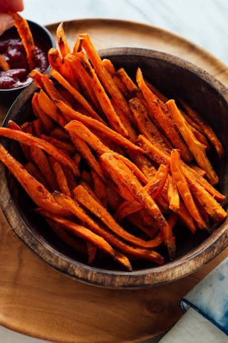 Sweet potato chips