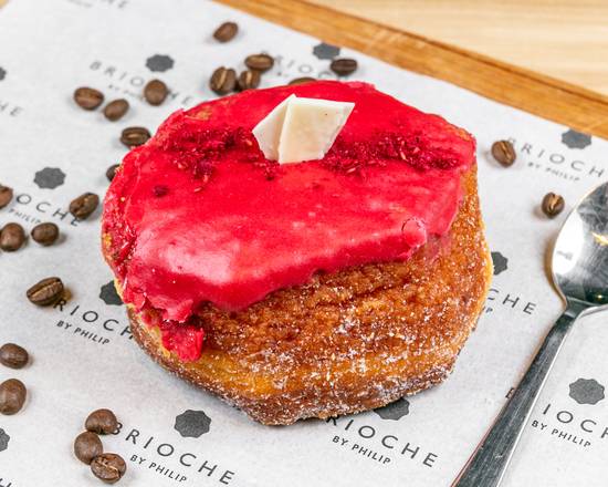 Raspberry White Chocolate Bronut