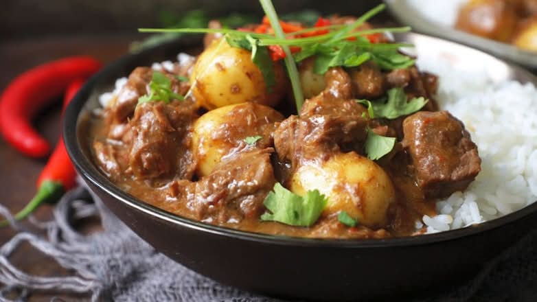 Massaman Beef with Rice