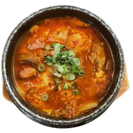 32. Soft Tofu Soup with Beef (GF)