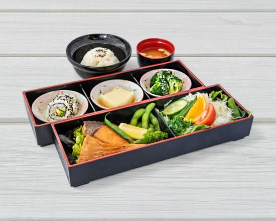 Salmon Teriyaki Teishoku