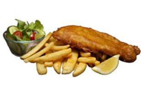 Fish and Garden Salad