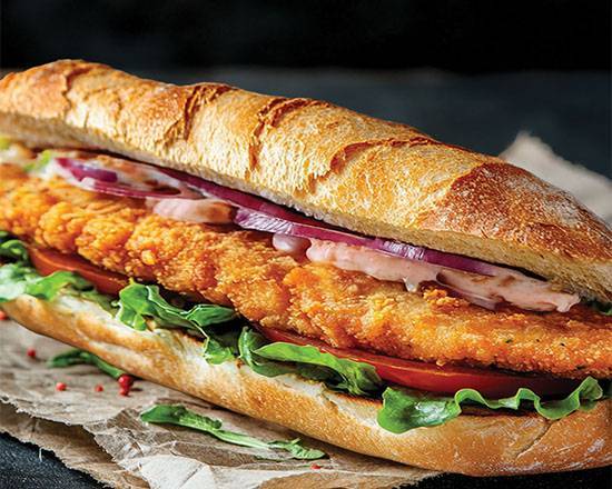 Chicken Schnitzel Baguette