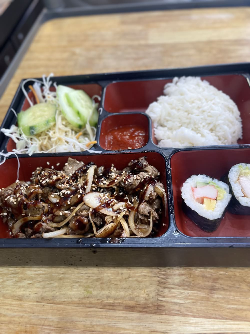 Teriyaki Beef Bento Set
