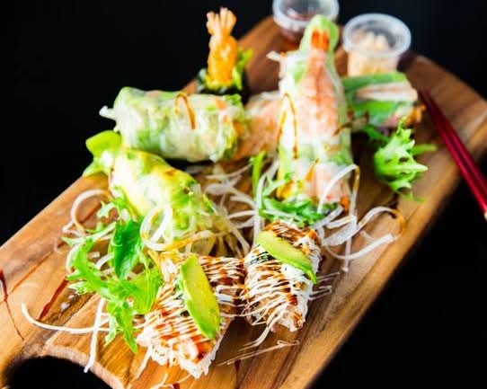 Prawn Rice Paper Roll