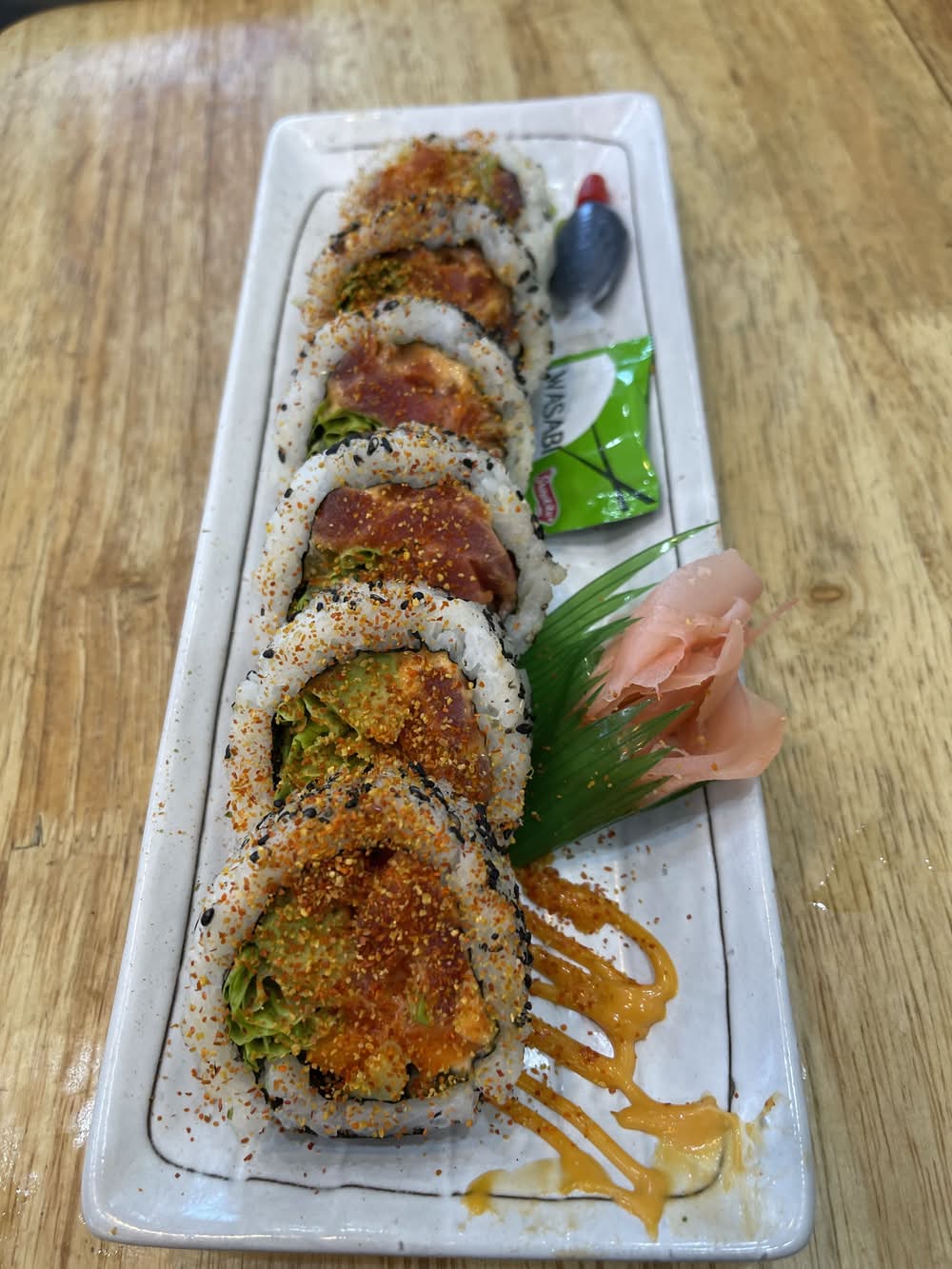 Fresh spicy tuna Inside Out Roll