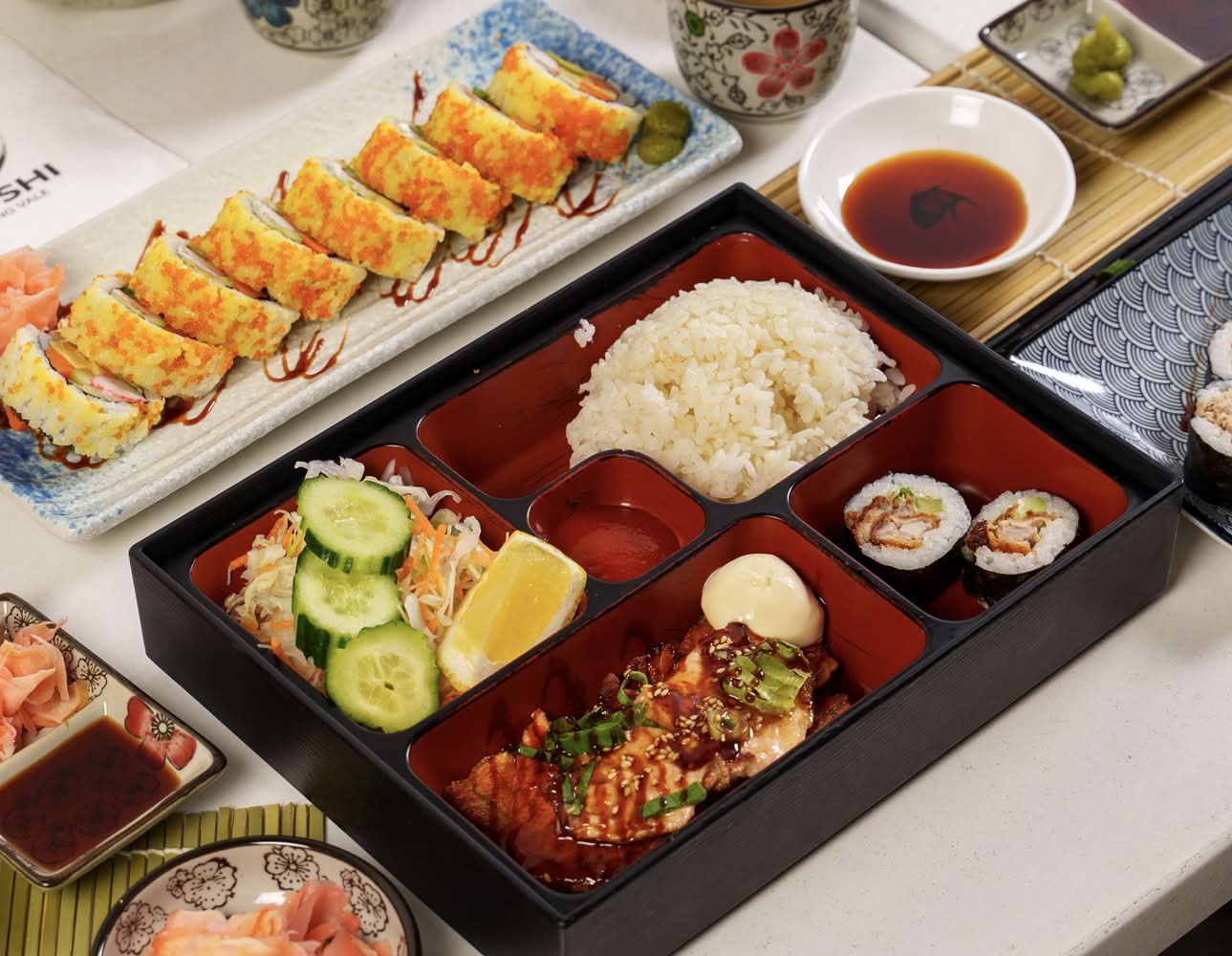 Teriyaki Salmon Bento Set