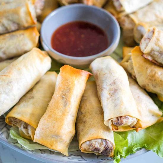 Peking Duck Spring Rolls