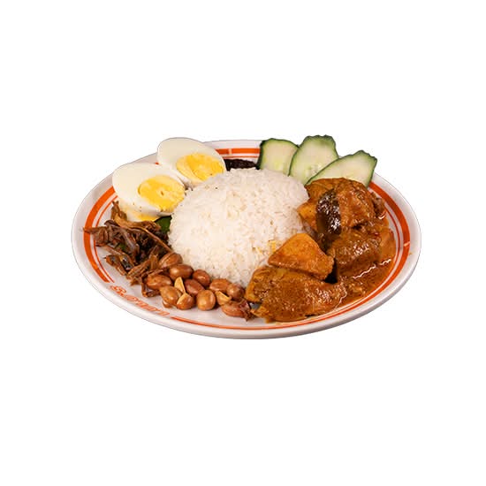 Nasi Lemak Curry Chicken