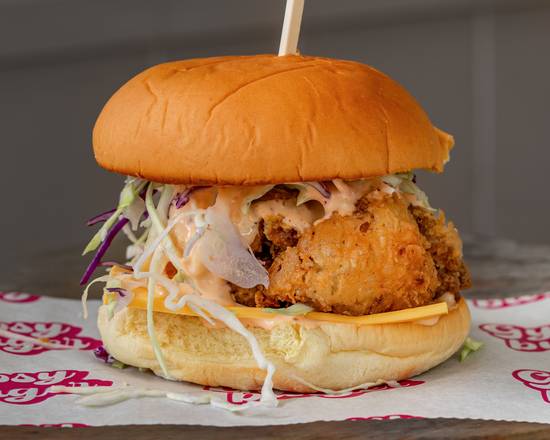 Fried Cauliflower Burger (V) - Delivery