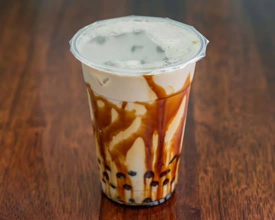 MT01 Brown Sugar Milk Tea (w Drizzle, Tapioca)