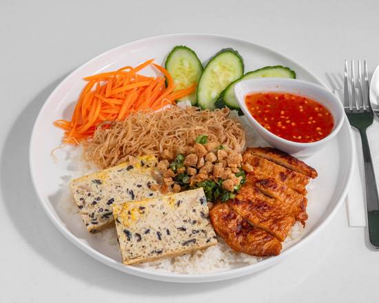 Combination Rice (Cơm Tấm Không Sườn) (V)