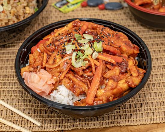 Chili Chicken Rice Bowl