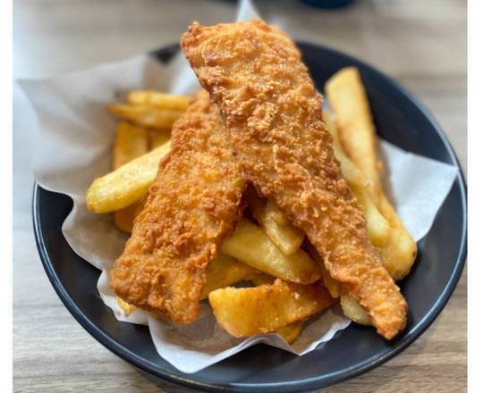 Deep Fried Whiting with Fries