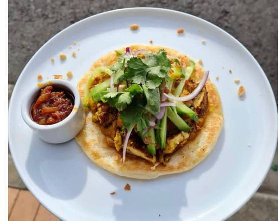 Satay Chicken Taco