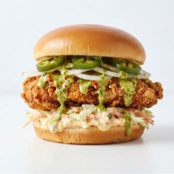 Thai Chicken Burger.