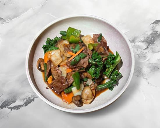 Chilli Basil Sauce Stir Fry (V, GF)