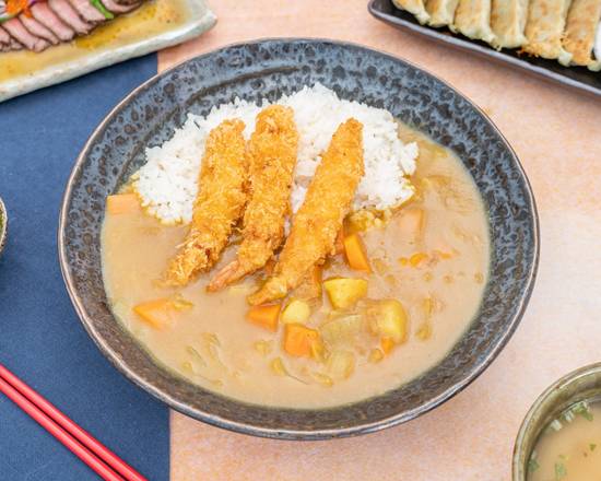 Deep Fried Prawn Curry