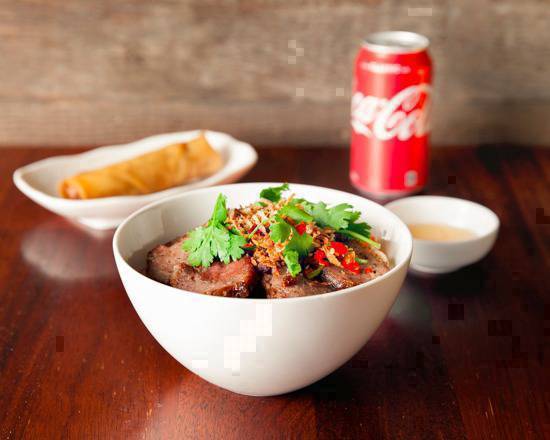 Honey BBQ Pork Noodle Salad