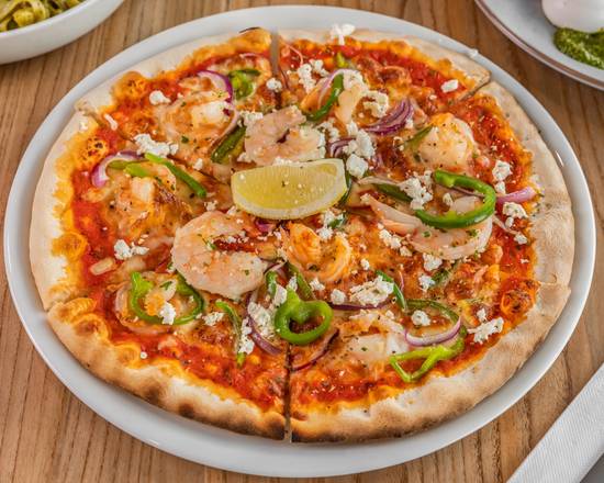 Garlic Prawn Pizza