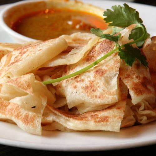 Roti with Peanut sauce