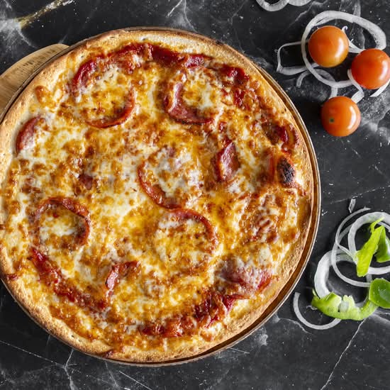 Turkish Salami Pizza
