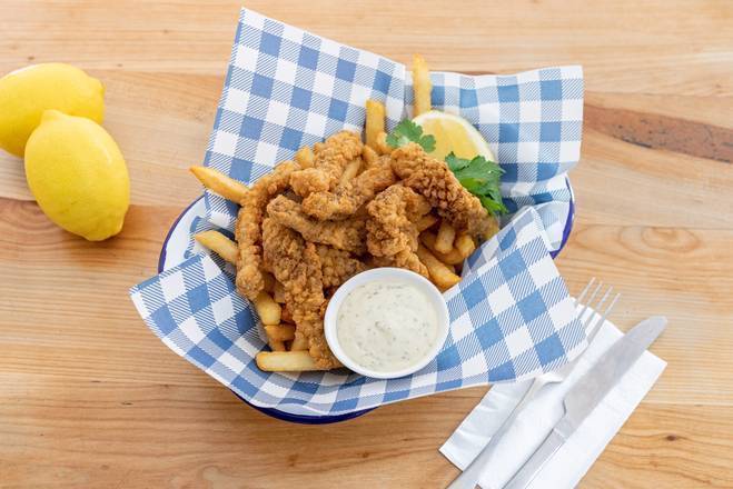 Salt and Pepper Squid and Chips