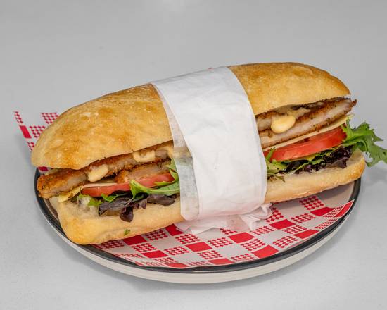 Chicken Schnitzel Panino