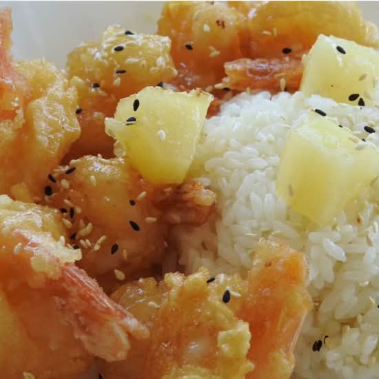 U39.HONEY KING PRAWN RICE