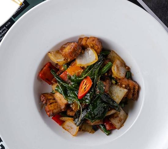 Thai Spicy Crispy Pork Basil
