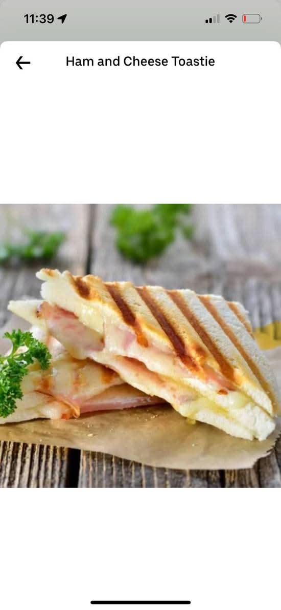 Ham, Cheese and Tomato Toastie