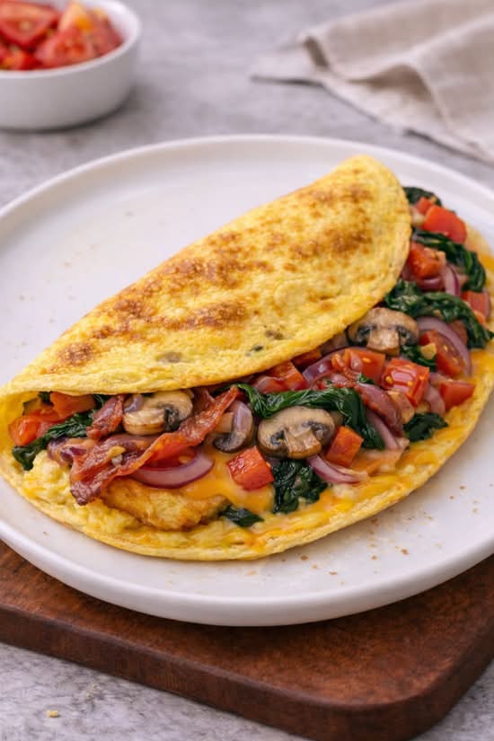 Vegetarian Omelette (V)