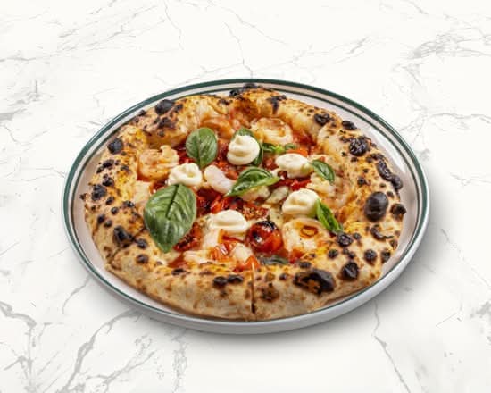 Garlic Prawn Pizza
