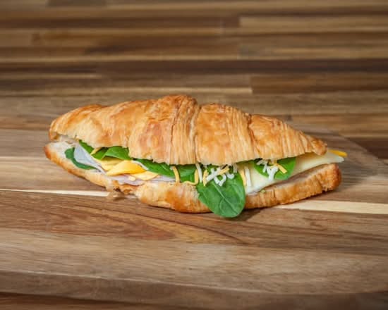 Ham, Cheese, Spinach Croissant