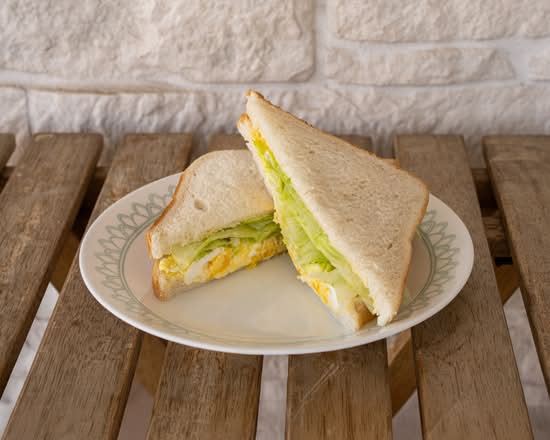 Egg, Lettuce and Mayonnaise Sandwich