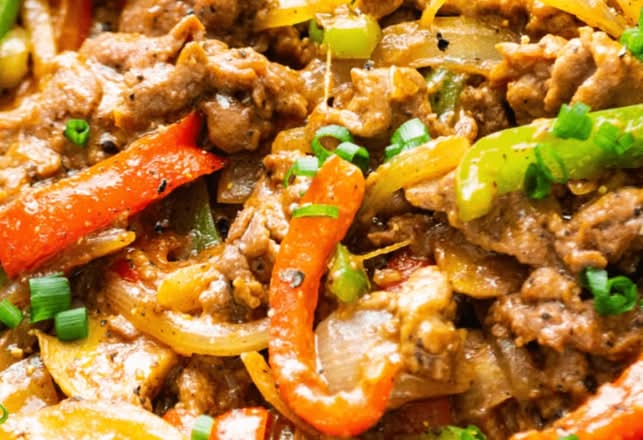 Stir Fried Taiwanese Style Black Pepper Sauce