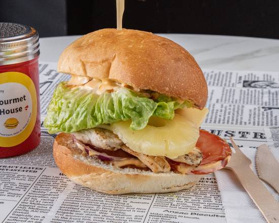 BBQ Pineapple Chicken Burger