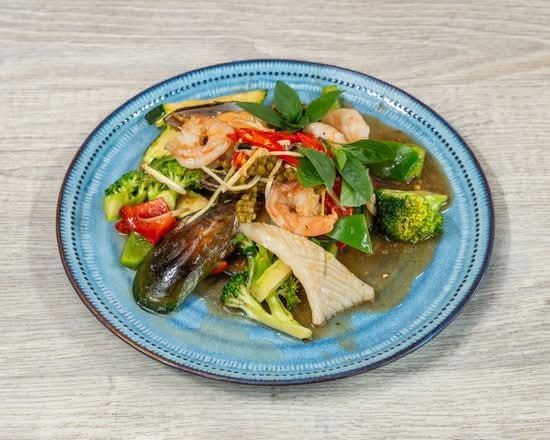 Chilli Basil Stir Fry Mussels