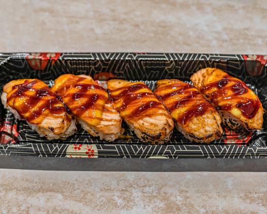Grilled Salmon Nigiri (5pcs)(Australian)