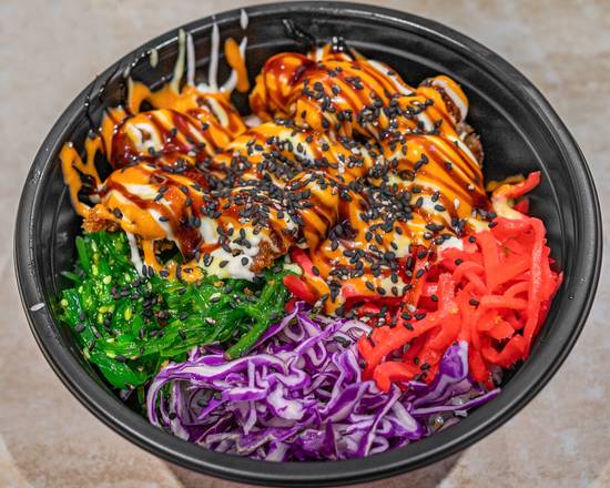GrilledTeriyaki Salmon Donburi Bowl (Australian)