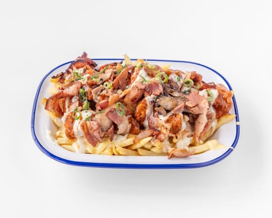Buffalo Chicken Loaded Fries