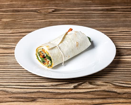 Vegetarian Toasted Halloumi Sweet Potato Wrap (V)