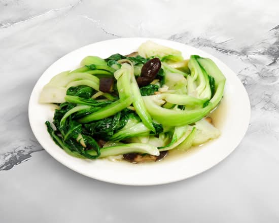 Fried Choy Sum with Garlic (V)
