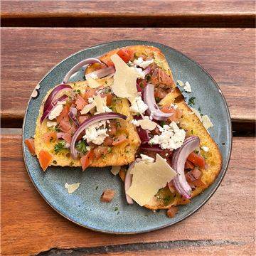 Smoked Salmon Bruschetta
