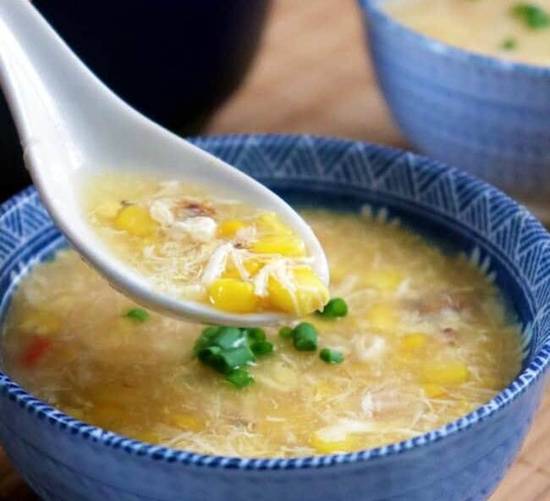 Crab Meat Sweet Corn Soup
