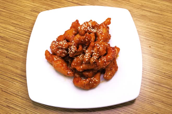 Chicken with Honey Chilli Sauce