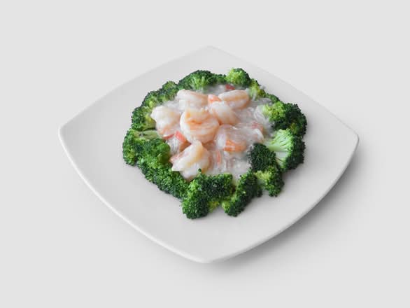 Prawns with Crab Meat Sauce