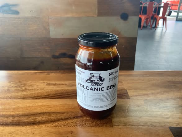 Volcanic BBQ Sauce 500ml Jar (gf)